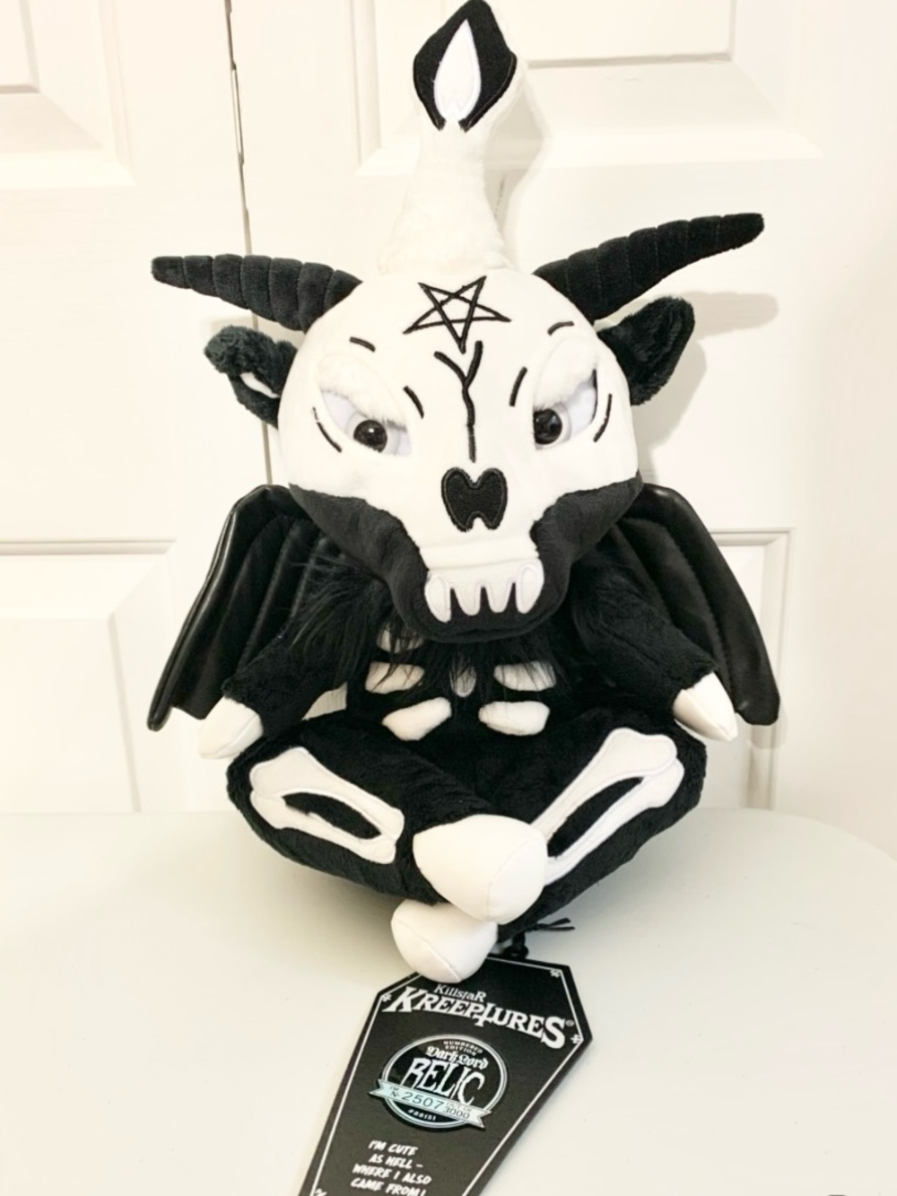 Kreeptures Dark Lord Relic Goth Plush Stuffed Animal NEW